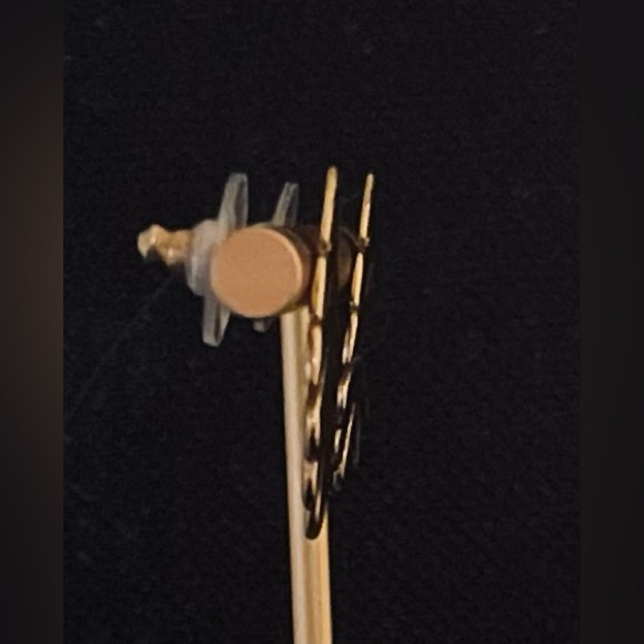 ♠️ Kate Spade ♠️ Gold Palm Leaf Earrings NWOT - Picture 5 of 6